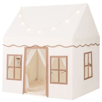 Children's play tent, for 3-4 children, Brown, 121 × 101 × 137 cm