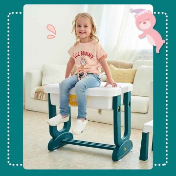 Children's play table set, 5 in 1, 63.5 × 55.9 × 47 cm
