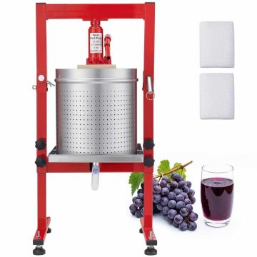 Puuviljapress VEVOR LD-HFP3001, 30 l, 2 filtrikotti, 400 × 610 × 320 mm