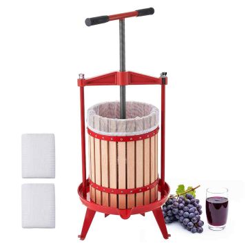 Puuviljapress VEVOR LD-BP1802, 18 l, 2 filtrikotti, 50,5 × 63 × 44,5 cm