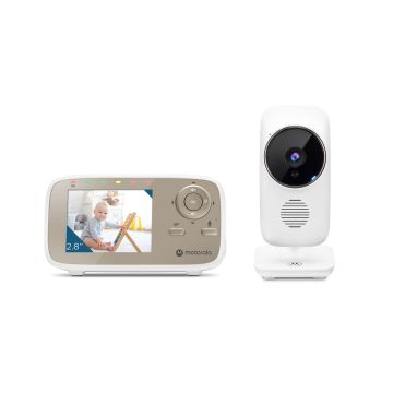 Videoga beebimonitor Motorola VM483 2.8", Valge/kuldne
