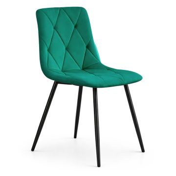 Söögitoa tool MILO, Roheline, 45,5 × 87 × 43,5 cm