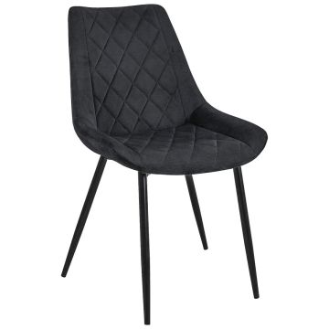Söögitoa tool SJ.0488, must, 49 × 83 × 61 cm