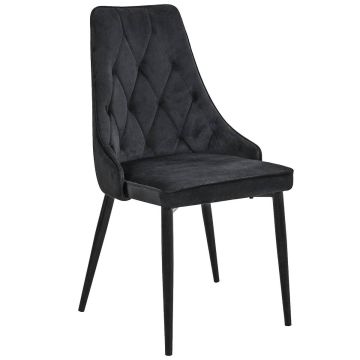 Söögitool SJ.054, Must, 50 × 89 × 59 cm