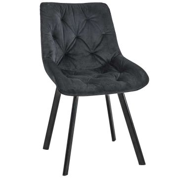 Söögitool SJ.33, must, 50 × 90 × 58,5 cm