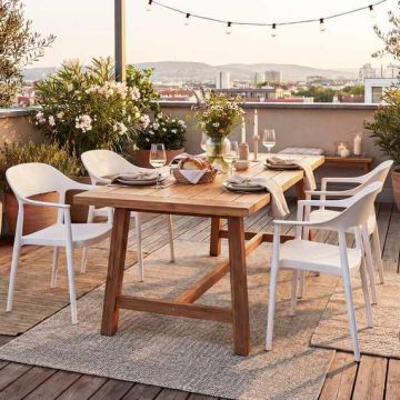 Dining chairs, 4 pcs, 57 × 83 × 53 cm