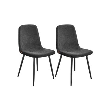 Söögitoolide komplekt VASAGLE, 4 tk, 43,5 × 85,5 × 55 cm