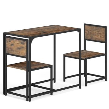 Dining set, 3-piece, 90 × 76 × 47 cm