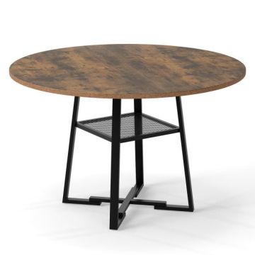 Dining table, for 4-6 people, Ø 120 × 75.5 cm