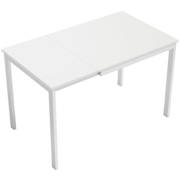 Söögilaud, Pikendatav, 4–6 inimesele, 120 × 70 × 74 cm