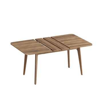 Söögilaud VASAGLE KDT090K01, Pikendatav, 140–180 cm, Pruun, 85 × 76,2 × 140–180 cm