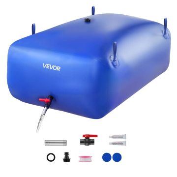 Veesäilituskott VEVOR, 540 l, Sinine, 150 × 90 × 46 cm
