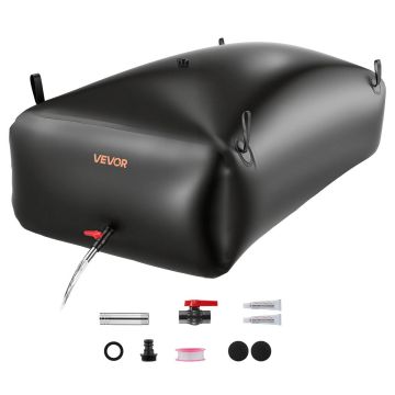 Veesäilitusmahuti VEVOR WSB-1000L-Black, 1000 l, Must, 200 × 101 × 51 cm