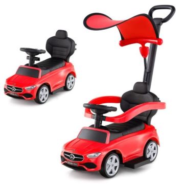 3-in-1 Ride-on Car, 3-in-1, Red, 84 × 39 × 90 cm