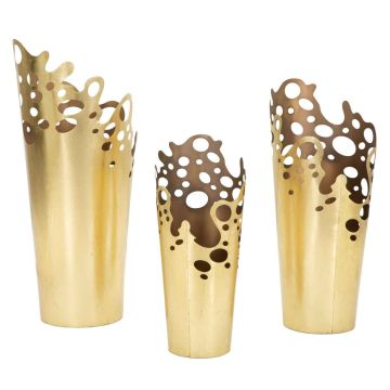 Potikomplekt, 3 tk, 33 × 32,4 × 75,6 cm; 28,6 × 27,3 × 64,1 cm; 23,5 × 22,2 × 52,7 cm