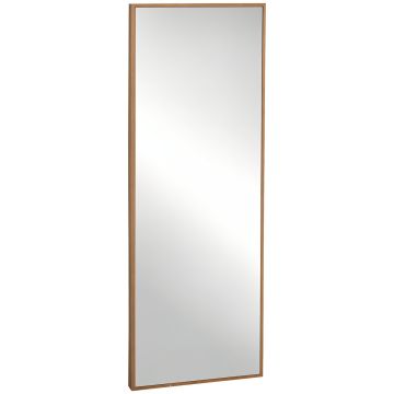 Зеркало Homcom 45x125x4,8см, светло-коричневого цвета