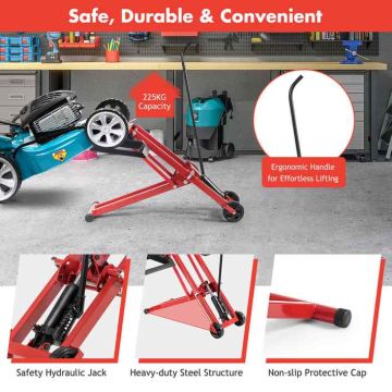 Lawn mower lift, 3 levels, 102 × 68 × 81 cm