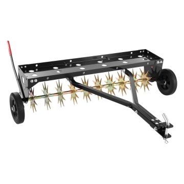 Muruaeraator VEVOR LASS003, järelveetav, ratastega, 120 × 22 × 40 cm