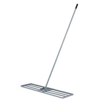 Lawn leveling rake, 175 and 90 cm handle, 106 × 25 × 175 cm