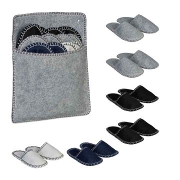 Войлочные тапочки Relaxdays, 6 пар