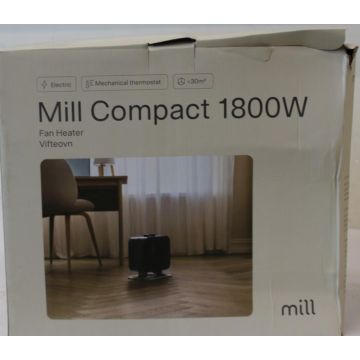 Ventilaatoriga kütteseade Mill CUS1800MECBA, PTC, 25,4 × 26,8 × 13,5 cm