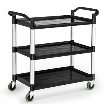 Trolley, 3 shelves, 81.28 × 96.52 × 40.64 cm
