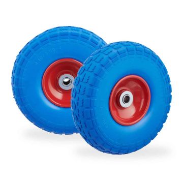 Transpordirattad Relaxdays, 2 tk, Ø 26 × 8,5 cm