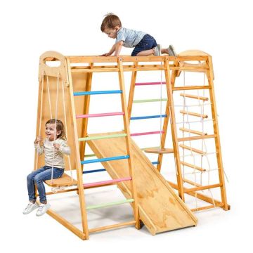 Siseruumide mänguväljakukomplekt VEVOR SX20211009, 9-ühes, 147 × 120 × 143 cm