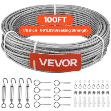 Trossikomplekt VEVOR QD304PVC-021, 7 × 7 kiudu
