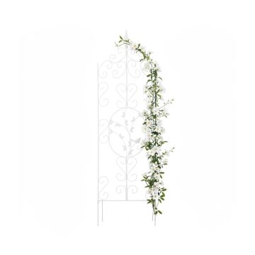 Ronitaimede võre Relaxdays, 1 tk, Valge, 116 × 35 cm