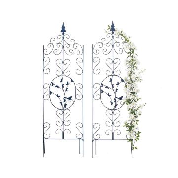 Ronitaimede võred Relaxdays, 2 tk, Must, 116 × 35 cm
