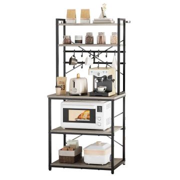 Köögiriiul VEVOR HBJ-GW-05, 12 S-kujulist konksu, 60 × 161,8 × 40 cm
