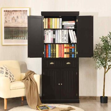 Kitchen cabinet, 2 cabinets, 1 drawer, 4 shelves, 76 × 183 × 40 cm