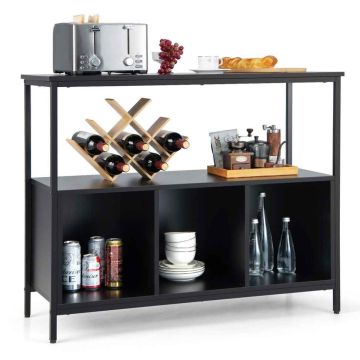 Kitchen cabinet, 3 open compartments, 110.49 × 43.18 × 88.9 cm