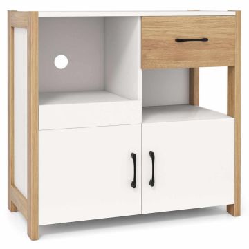 Kitchen cabinet, with drawer and 2 doors, 82 × 40 × 81 cm