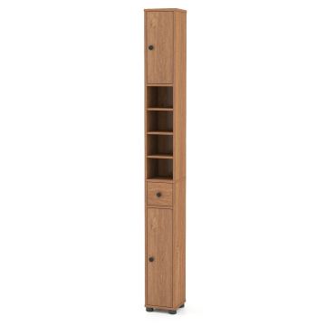 Bathroom cabinet, 1 drawer, White, 20 × 180 × 20 cm