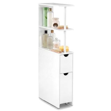 Vannitoakapp, 3 riiulit, 1 sahtel, 45,72 × 114,3 × 20,32 cm
