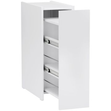 Vannitoakapp Homcom 47x25x66,5cm, valge värvi
