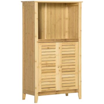 Vannitoakapp Homcom 50x25,5x92cm, helerohelises värvitoonis