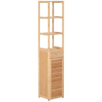 Vannitoakapp Kleankin 32x30x163cm, heledpruun
