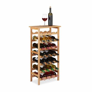 Veiniriiul Relaxdays 10032161.0, 28 pudelile, 47 × 94 × 29 cm