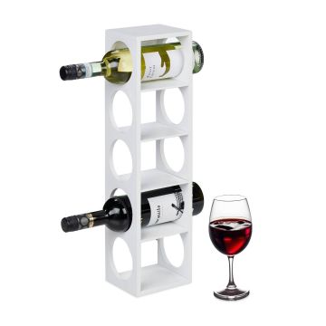 Veiniriiul Relaxdays 10046369.0, 5 pudelile, 14 × 53 × 12 cm