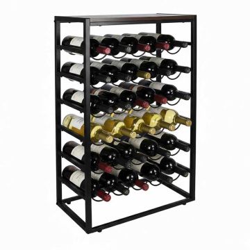 Veiniriiul Relaxdays 10052655.0, 30 pudelile, 59 × 88 × 30 cm