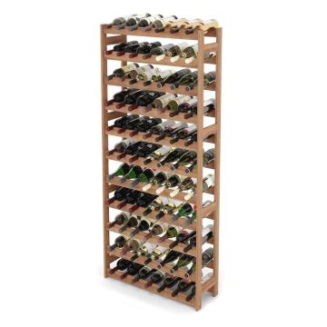 Veiniriiul Relaxdays 10052718_8432, 77 pudelile, 72,5 × 166 × 25 cm