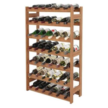 Veiniriiul Relaxdays, horisontaalne, 42 pudelile, 63 × 102 × 25 cm