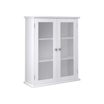 Klaasustega riidekapp 55 x 20 x 65 cm