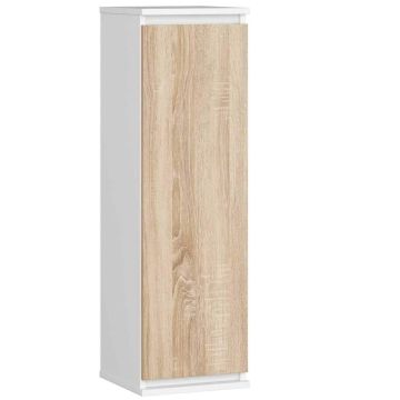 Подвесная витрина NORE CLP H30, белый/дуб