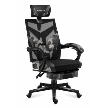 Игровое кресло Huzaro Combat 5.0 в камуфляжной расцветке.