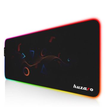 Игровой коврик для мыши Huzaro RGB Design, XL, 80 × 30 см