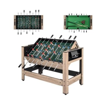 Game table, 2 games, 2-4 players, 124.46 × 60.96 × 88.9 cm